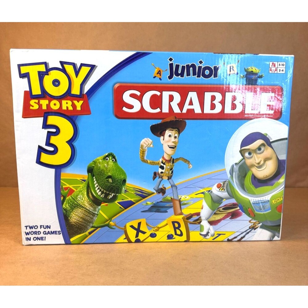 Disney Pixar Toy Story 3 Junior Scrabble Board Game – Mattel 2009 Complete